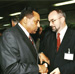 With Dr. Kamil Idris, Director General of WIPO at the WIPO General Assembly, Geneva, 2000